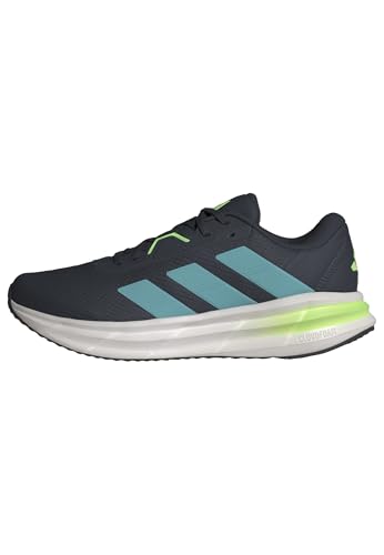 adidas Uomo Galaxy 7 Running Shoes, Aurora Ink/Mint TON/Lime Burst, 42 2/3 EU