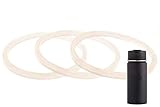 Impresa Products 3-Pack of Hydro Flask-Compatible Wide Mouth Lid Gaskets/Seals/Rubber Stoppers - BPA/Phthalate/Latex - Free