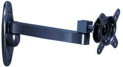 Ultra Slim Low Profile Universal Triple Arm Swing & Tilt Corner Arm LCD TV Wall Mount Bracket Black Swivel Articulated Wall Mount for 15" 17" 19" 20" 22" LCD TVs with standard VESA holes