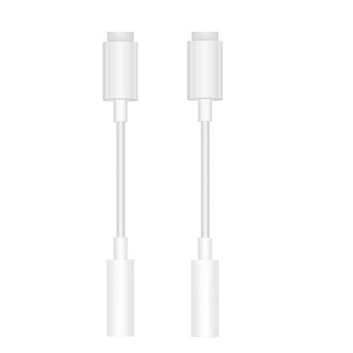 [2 Pack] iPhone Headphone Adapter, L-Ghtig to 3.5mm Headphones Jack Adapter Cable Compatible with iPhone 7&8/7&8Plus iPhone X/XS/XR/XS Max Adapter Headphone Jack and More (iOS 10/ iOS 12) Accessories