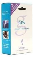 G Spa Luxury Therapeutic Foot Soak - Soothe with lavender & lemongrass 3 treatment pack
