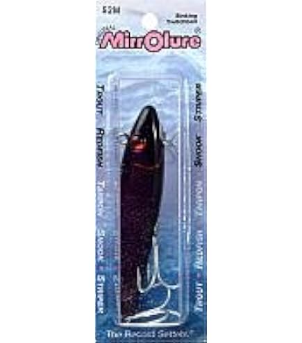 Amazon.com : MirrOLure L&S Bait MirrOlure Classic 52M Series 3-5/8 - Red  Head/White Back & Belly : Fishing Diving Lures : Sports & Outdoors