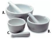 White Porcelain Mortar &amp; Pestle - 2.5 Inch