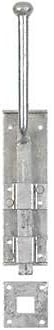 Hardware Solutions - Monkey Tail Gate Bolt - Galvanised - For Securing Heavier Doors & Gates - 304mm - Pack 1 - Interior/Exterior Use