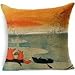 Decorative Animal Red Fox Thick Cotton Linen Throw Pillow Cover Car Cushion Pillowcase