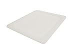 Rubbermaid Commercial Products FG146P00WHT Cold Food Pan, Soft Lid, 1/2 Size, White