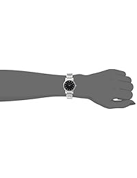 Bulova 96P148 - Reloj analógico de cuarzo japonés para mujer, diseño de diamantes, color plateado