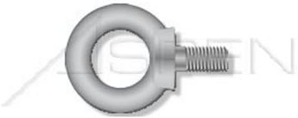 (4 pcs) M24-3.0, DIN 580 / ISO 3266, Metric, Lifting Eye Bolts, C15 Steel