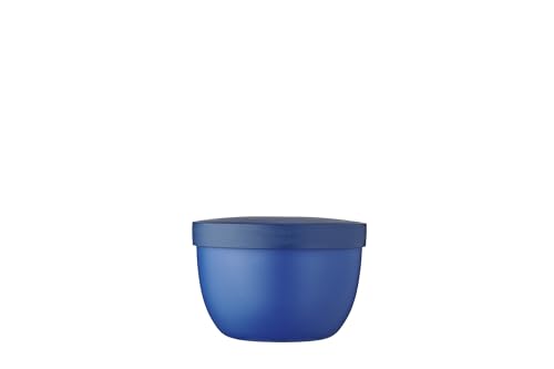Mepal - Snackbox Ellipse - Lebensmittelbehaelter zum Aufbewahren und Transportieren von Snacks - geeignet fuer Gefrierschrank, Mikrowelle & Spuelmaschine - 350 ml - Vivid Blue