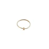 HONEYCAT 24k Gold Plated Tiny Moon Ring | Madewell, Minimalist, Delicate Jewelry, Celebrity Style