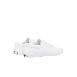 Lacoste Men's Lace Base Sneaker, White, 8