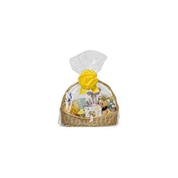 extra clear bags cellophane basket cello jumbo round gift