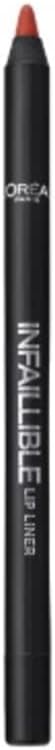 L'Oreal Paris Infallible Lip Liner 105 Red Fiction Longwear Define Fill Contour