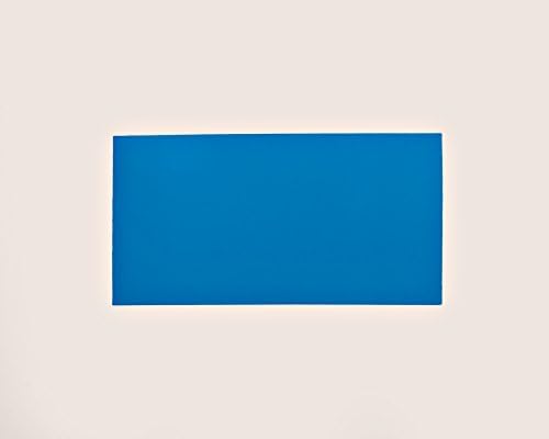 Blue Fluorescent Neon Dry Erase Magnet Shelf Labels 1" x 2" - 25 Labels Per Pack