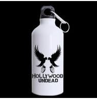 LaHuo Hip Hop Band Hollywood Undead Sports Travel Water Bottle Hiking Tea Cup Coffee Mug 13.5 OZ