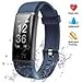 Lintelek Fitness Tracker Heart Rate Monitor, Activity Tracker, Pedometer Watch with Connected GPS, Waterproof Calorie Counter, 14 Sports Modes Step Tracker for Women, Men, Kids and Gift