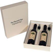 White Strawberry Peach Aged Balsamic Vinegar and Sun Dried Tomato Parmesan &amp; Garlic Infused Olive Oil (Cold Pressed), Double Gift Box