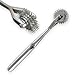 Wartenberg Neuro Pinwheel Stainless Steel Diagnostic Instrument Pin Wheel 3 Head - Strong Pinwheel, Silver