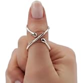 Silver Field Arthritis Splint Ring, Lateral Deviation Support, EDS Ring, Mallet Finger Splints, Boutonniere Deformity Brace, Trigger Finger Splint