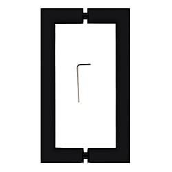 CRL SQ8X8MBL Matte Black 8" x 8" SQ Series Square