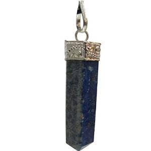 Harmonize Lapis Lazuli Stone 6 Sided Wand Pendant Pencil Reiki Healing Crystal Spiritual Gift