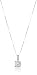 14k White Gold and Diamond Pendant Necklace (1/4 cttw, H-I Color, I1-I2 Clarity),18.5"