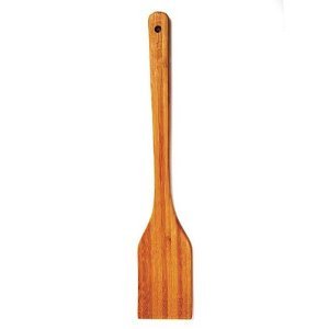 Norpro 7653 12-Inch Bamboo Spatula, Flat Handle
