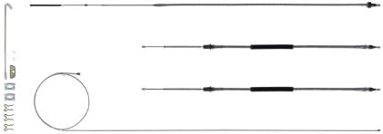 The Right Stuff RSBCX02S Stainless Brake Cable Set with Hardware