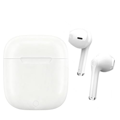Fones de Ouvido Wireless Bluetooth 5.4, Cancelamento de Ruído, 16h de Bateria, Compatível com Todos os Celulares e Notebook (Branco3)
