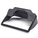 Plastic Universal Car GPS Sun Shade Sun Visor for 7" Navigators - Black