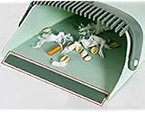 SWISSPACK Twist 54 Inch Long Handled Dustpan and Brush Set Green view 9