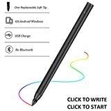 Milletech Active Stylus Pen, Sensitivity Adjustable Digital Stylus Pen Smart Pencil with 1.9mm Ultra Fine Tip Compatibility with iPhone/iPad/Android and Touchscreen Devices (Black)