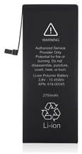 UniHolder-Internal Battery Charger Replacement For Apple iPhone 6s Plus [2750mAh] (Not For 6 6plus or 6S) (For the: A1634, A1687, A1699)