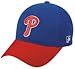 MLB ADULT Philadelphia PHILLIES Alternate Blue Hat Cap Adjustable Velcro TWILL