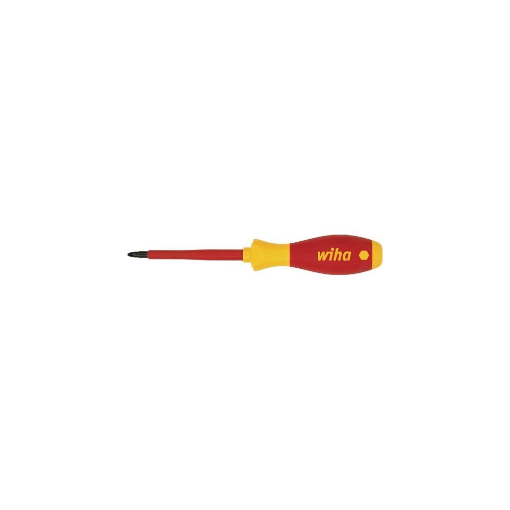 Wiha PZ2 x 100mm VDE Soft Finish Screwdriver