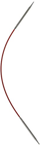 Chiaogoo Stainless Steel Regular Red Circular Knitting Needles: US Size 3, 9-Inch Cable (Metric Size 3.25, 23cm Cable)