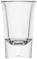 Blazun PS-A34 Unbreakable Polycarbonate Tall Shot Barware (Set of 12), 1 oz, Clear