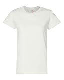 Hanes Women's Relaxed Fit Jersey ComfortSoft Crewneck T-Shirt-S-White