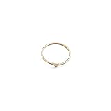 HONEYCAT 24k Gold Plated Tiny Triangle Ring | Madewell, Minimalist, Delicate Jewelry, Celebrity Style