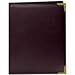 Pioneer Wallet Oxford Bound Photo Album, Solid Color Sewn Leatherette Covers wivh Brass Accent Corners, Holds 24 2.5x3.5" Wallet Photos, 1 Per Page, Color: Burgundy.
