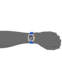 Invicta reloj de cuarzo de acero inoxidable S1 Rally para hombre con correa de silicona, azul, 20.1 (modelo: 26399)