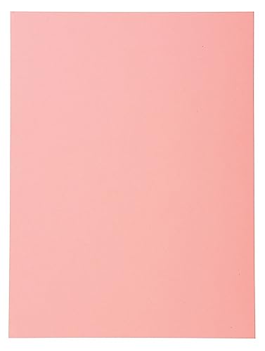 Exacompta 420003E 100er Pack Aktendeckel Forever® 170 g/m2 Aus Recycling-Karton fuer DIN A4 Blauer Engel ideal fuer die lose Blatt-Ablage rosa Sammelmappe Dokumentenmappe