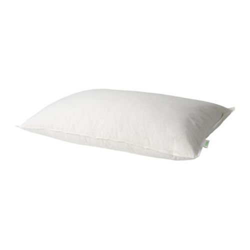 Ikea GOSA PINJE Pillow, a medium high down feather pillow, back sleeper, Standard Size