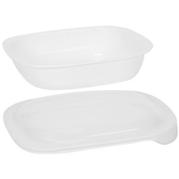 CorningWare SimplyLite / Corelle Bake, Serve, Store 2-Quart lightweight bakeware with Plastic Lid