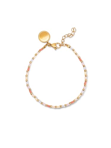 - Floral Colors Armband. Edelstahl mit 18 Kt Vergoldeter Beschichtung. Schmuck für Damen.