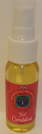 Foot Circulation Treatment 100% Organic Essential Oil Treatment 30ml No Preservatives, No Additives, No Chemicals. Use to improve Foot Circulation.