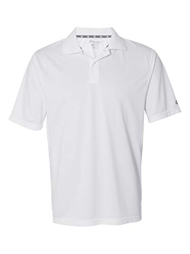 Champion Men's Double Dry Performance Polo, White, Medium