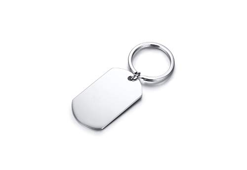 MPRAINBOW Customize Free Engraving Medical Alert Key Chain for Men Boy Diabetes Emergency Key Chain - Thumbnail 3