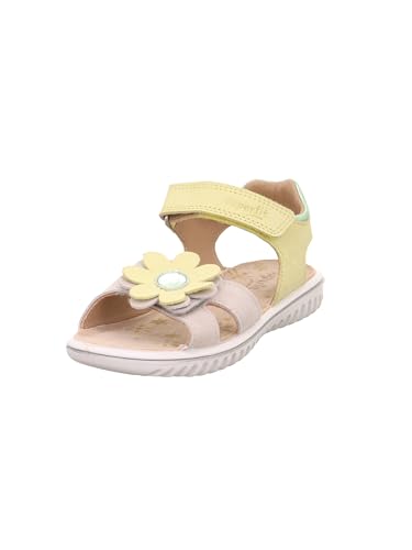 Superfit Sparkle, Sandalias Niñas, Amarillo Blanco 600, 38 EU