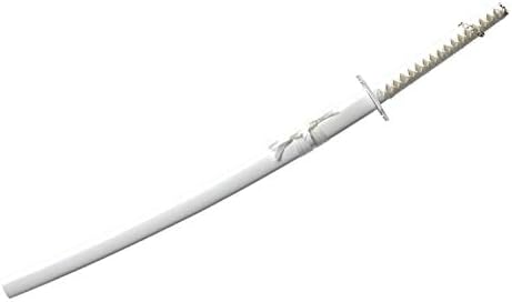 Sword Made Anime Props - Zangetsu Knife (White Style) Japanese Anime Bleach Kurosaki Ichigo.